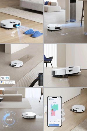 Ecovacs Deebot N20 Pro Beyaz Robot Süpürge ve Paspas