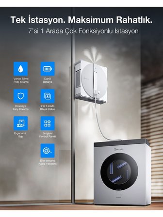 ECOVACS Winbot W3 Cam Temizleme Robotu