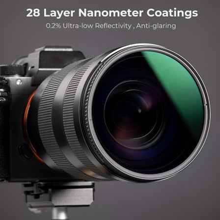 K&F Concept 62mm Nano-C serisi HMC CPL Filtre