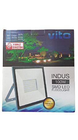 VT iNDUS 100W SMD KIRMIZI IP65 220V LED PROJEKTÖR(12)