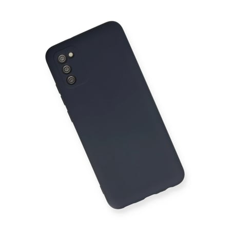 Samsung Galaxy A03S Kılıf Nano içi Kadife Silikon - Lacivert