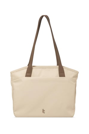Versatile T23 16 Inç Bej Tote Bag Laptop Notebook Omuz Çantası - T23M1K1