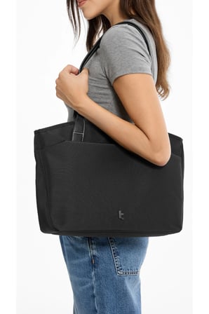 Versatile T23 14 Inç/10L Siyah Tote Bag Laptop Notebook Omuz Çantası - T23S1D1