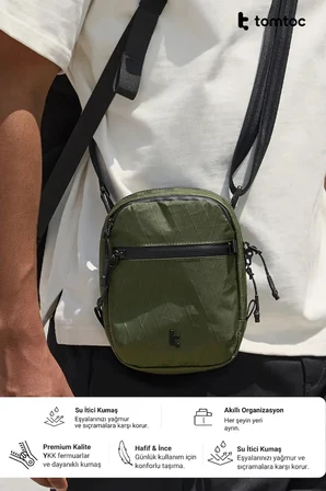 Aviator X-Pac Serisi T37 1.3L Yeşil El ve Omuz Çantası - T37S1T1