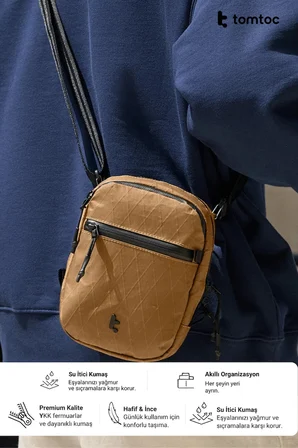 Aviator X-Pac Serisi T37 1.3L Kahverengi El ve Omuz Çantası - T37S1Y1