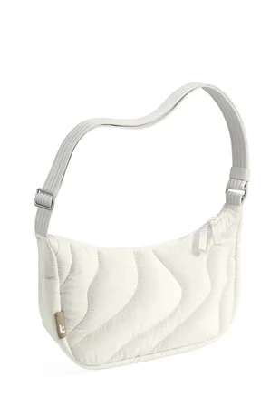 Terra Puffy Serisi T34 3.5L Kar Beyazı El ve Omuz Çantası - T34S1W1