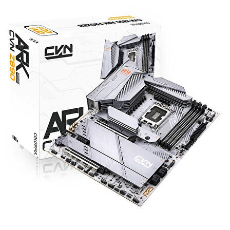 COLORFUL CVN Z890 ARK FROZEN V20 DDR5 8400Mhz ATX LGA1851 Gaming (Oyuncu) Anakart