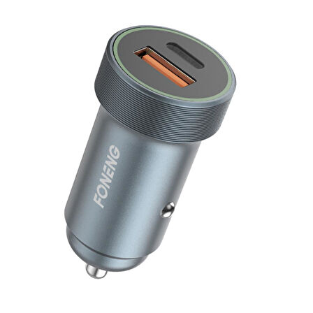 FONENG C16 30w 1xusb 1xtype-c Girişli Araç Içi Çakmak Şarj Aleti