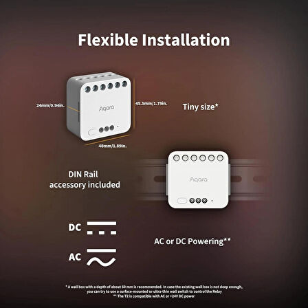 Aqara Akıllı Çift Röle Modülü T2 DCM-K01