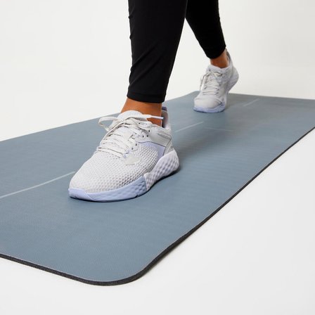 DOMYOS Fitness Matı - 8 Mm - Gri