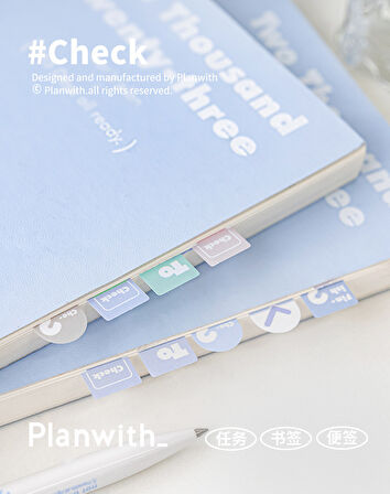 Pembe Temalı Note-check Yapışkan Not Seti (GGK-ZX003)