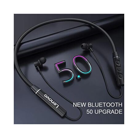 Lenovo QE03 Bluetooth Kablosuz Kulaklık Siyah