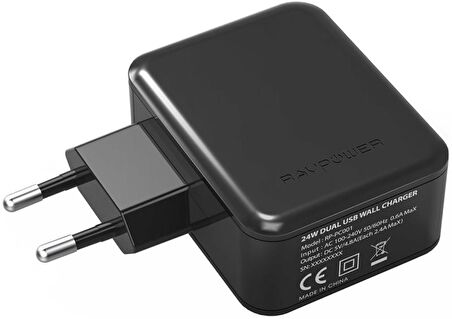 Ravpower RP-PC001 Iki USB Portlu 17W Hızlı Şarj Aleti