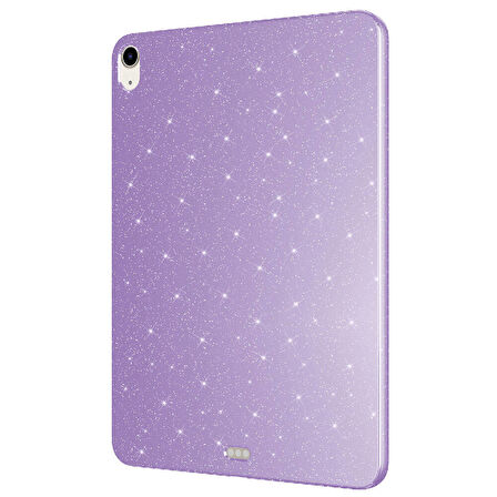 Apple iPad Air 11 2024 Uyumlu Fuchsia Işıltılı Tablet Kılıf