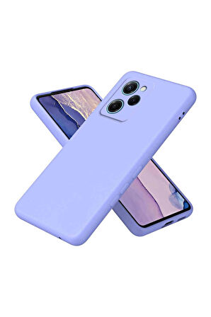 Poco X5 Pro 5G Uyumlu Fuchsia Nano İçi Kadife Silikon Telefon Kılıfı