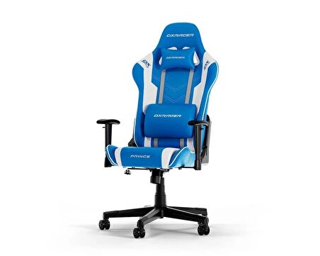 DXRacer Prince Serisi L Mavi Beyaz Oyuncu Koltuğu