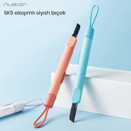 NUSIGN ENS067 Kesici Plastik + Metal 1 Adet Blister Paket Yeşil