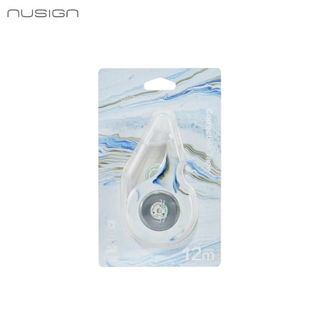 NUSIGN Düzeltme Bandı 5 mm x 12 m Ergonomik Tasarım Beyaz