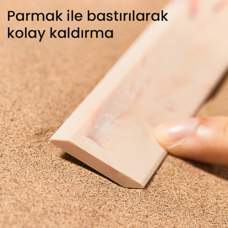 Cetvel 15 cm Gri Çift Taraflı Ölçekli Okul Cetveli