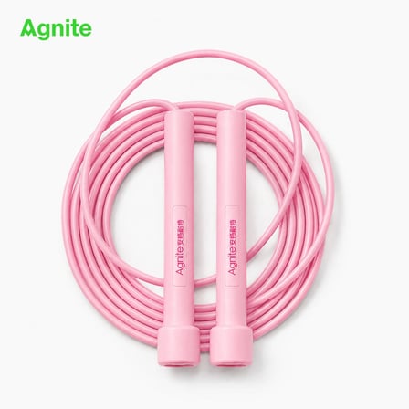 PVC Atlama İpi Sayaçsız Hafif Dayanıklı Fitness İpi Pembe