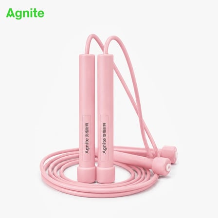 PVC Atlama İpi Sayaçsız Hafif Dayanıklı Fitness İpi Pembe