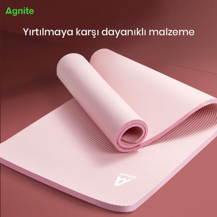 Agnite NBR Yoga Matı, Pembe