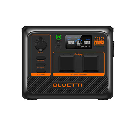 BLUETTI AC60P Taşınabilir Güç Kaynağı - 600W 504Wh