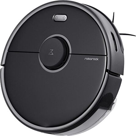 Roborock S5 Max Vacuum Akıllı Haritalamalı Moplu Navigasyonlu Hepa Filtreli Siyah Robot Süpürge