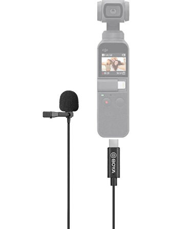 Boya By-M3-Op Dji Osmo Pocket Yaka Mikrofonu OUTLET