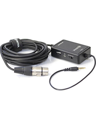 Boya BY-BCA60 48V Phantom Mobil Xlr Mikrofon Kablo OUTLET