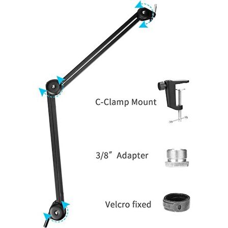 Boya BY-BA20 Masa Tipi Mikrofon Standı