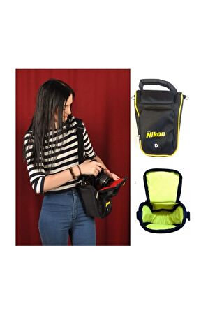 Nikon D90 Dslr, Fotoğraf Makinesi Için V, Üçgen Çanta