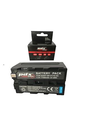 7700mAh PDX F770 XS, Sony Mc2500 Kamera Bataryası