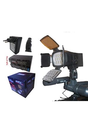 10 Led Video Light, T2000 10 Ledli Kamera Lambası