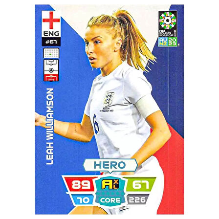 Panini FIFA Women's World Cup Adrenalyn XL 2023 Trading Cards 20 Paket Set (120 Kart)