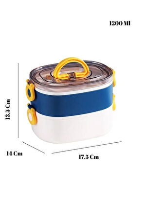 The Puzzle Lunch Box Tek Katlı Paslanmaz Çelik Kolay Kilitlenir Sefer Tası – 900 Ml