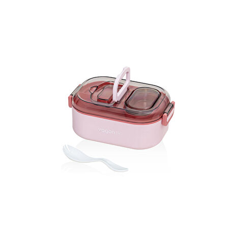 Vagonlife VGN7084 550ml Pembe Çelik Saklama Kabı