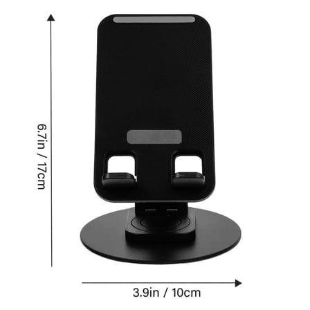 HEPU HP-A10 Metal Masaüstü Telefon ve Tablet Standı Siyah
