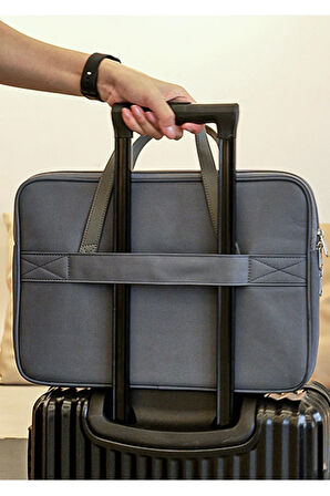 Yesido WB35 Fjallraven 600D Kumaşlı 14 inç Laptop Çantası - Gri