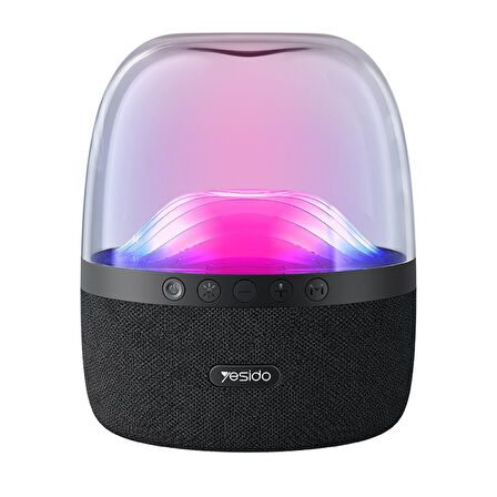 Yesido YSW08 RGB Kablosuz Hoparlör - Siyah