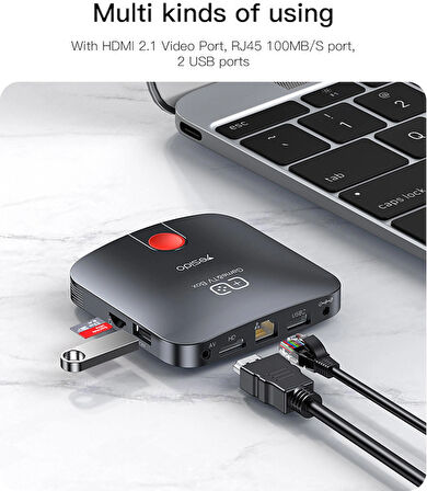 Yesido TV12 4K Wifi Android Tv Box + Game Box (2 Adet Oyun Konsol Kolu +10000 Adet Oyun Dahil)