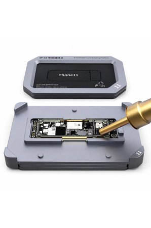IP-02 iPhone 11 / 11 Pro / 11 Pro Max Orta Çerçeve Reballing Platformu Manyetik Anakart Sabitleme Aparatı