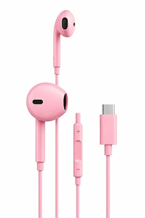 Preo Ear Sound Type-C Kulakiçi Kulaklık Pembe