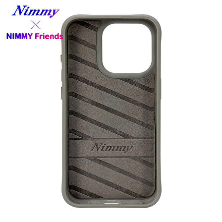 iPhone 15 Pro Max Uyumlu 3D Gözlük Fermuar Hipster Kedi Nakış İşlemeli Kabartmalı Cool Cute Kılıf