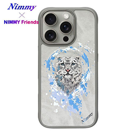 iPhone 16 Pro Max Uyumlu MagSafe Özellikli Gerçek Nakış İşlemeli Leopar Desenli Dazzling  Kılıf
