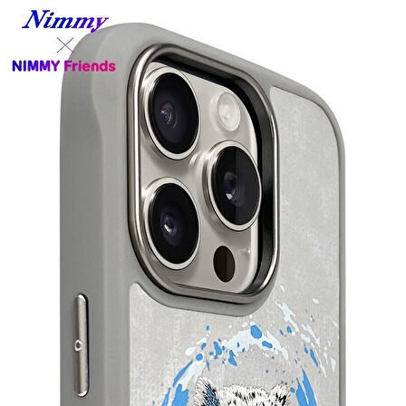 iPhone 16 Pro Max Uyumlu MagSafe Özellikli Gerçek Nakış İşlemeli Leopar Desenli Dazzling  Kılıf
