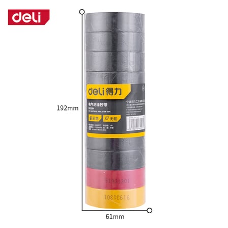 Elektrik Bandı 0.13mm x 18mm x 10m İzolasyon Bandı Çeşitli Renk (10’luSet)