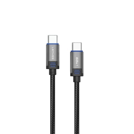 Lexroo LC532 Type-C to Hızlı Şarj Özellikli Data ve Kablosu 60W 1M - Gri