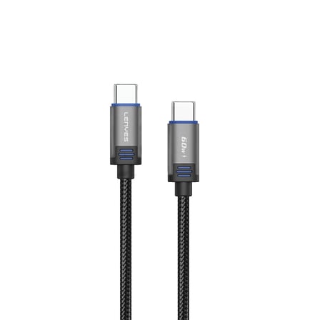 Lexroo LC532 Type-C to Hızlı Şarj Özellikli Data ve Kablosu 60W 1M - Gri