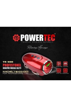 Powertec TR-500 Kuaför Masaj Aleti